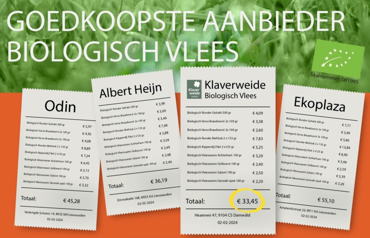 goedkoopste biologische vlees in Friesland